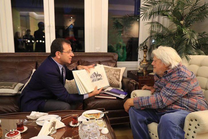Ekrem İmamoğlu Cüneyt Arkın Ziyareti